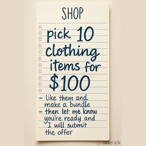 Shop Sign with Offer Text